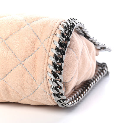 Stella McCartney Shaggy Deer Quilted Mini Falabella Fold Over Tote Powder 10 of 10