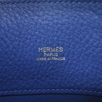 Hermes Taurillon Clemence SO KELLY 26 Blanc and Mykonos 7 of 10