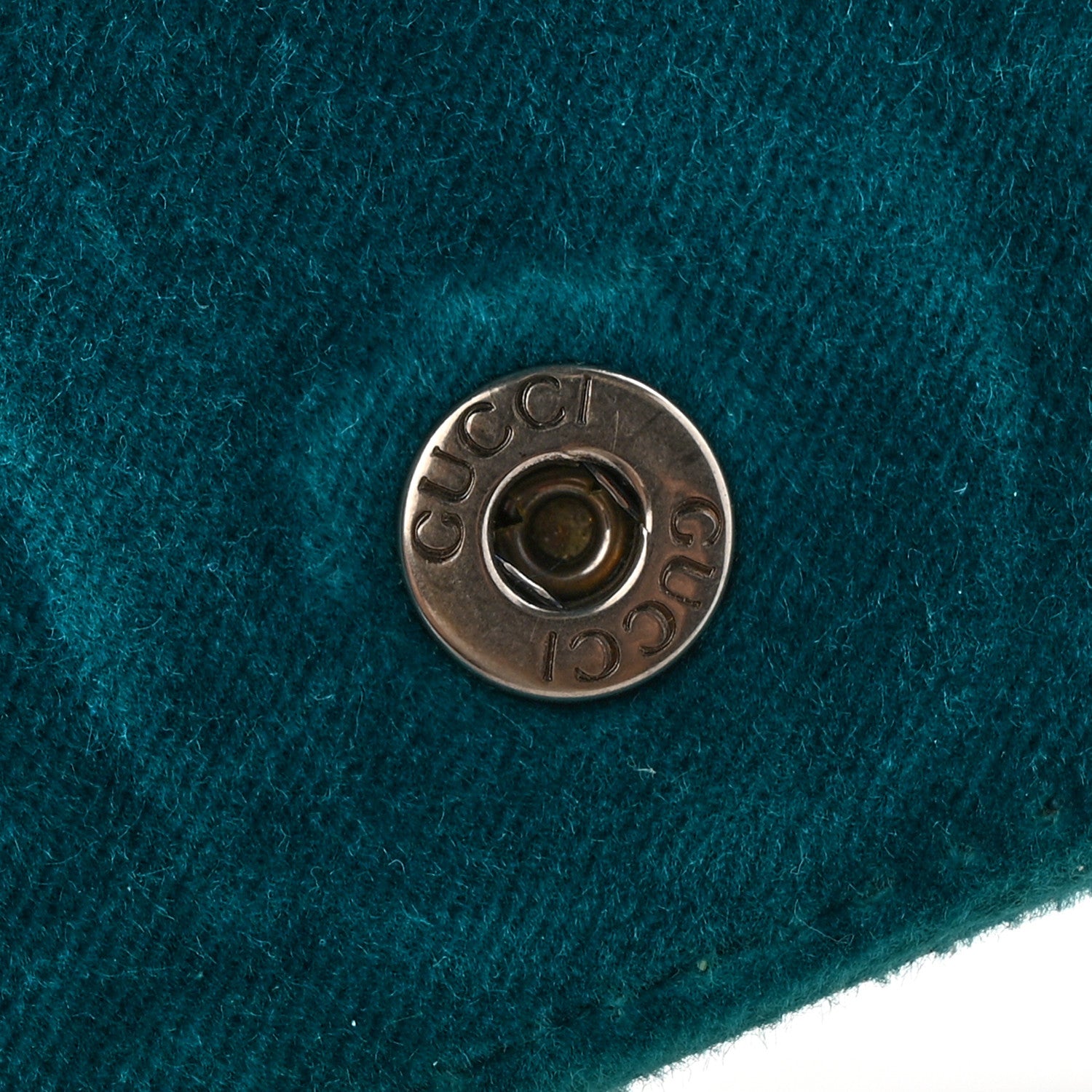 Gucci Velvet Super Mini Dionysus Shoulder Bag Pavone Cyan 11 of 11