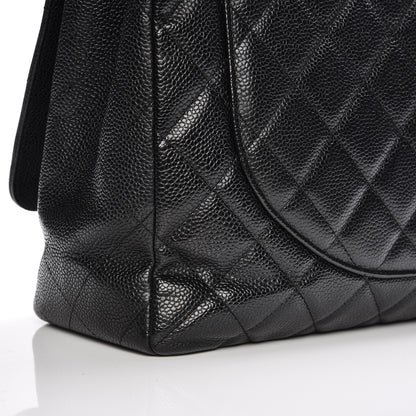 Chanel Caviar Quilted Maxi Single Flap Black 8 of 9