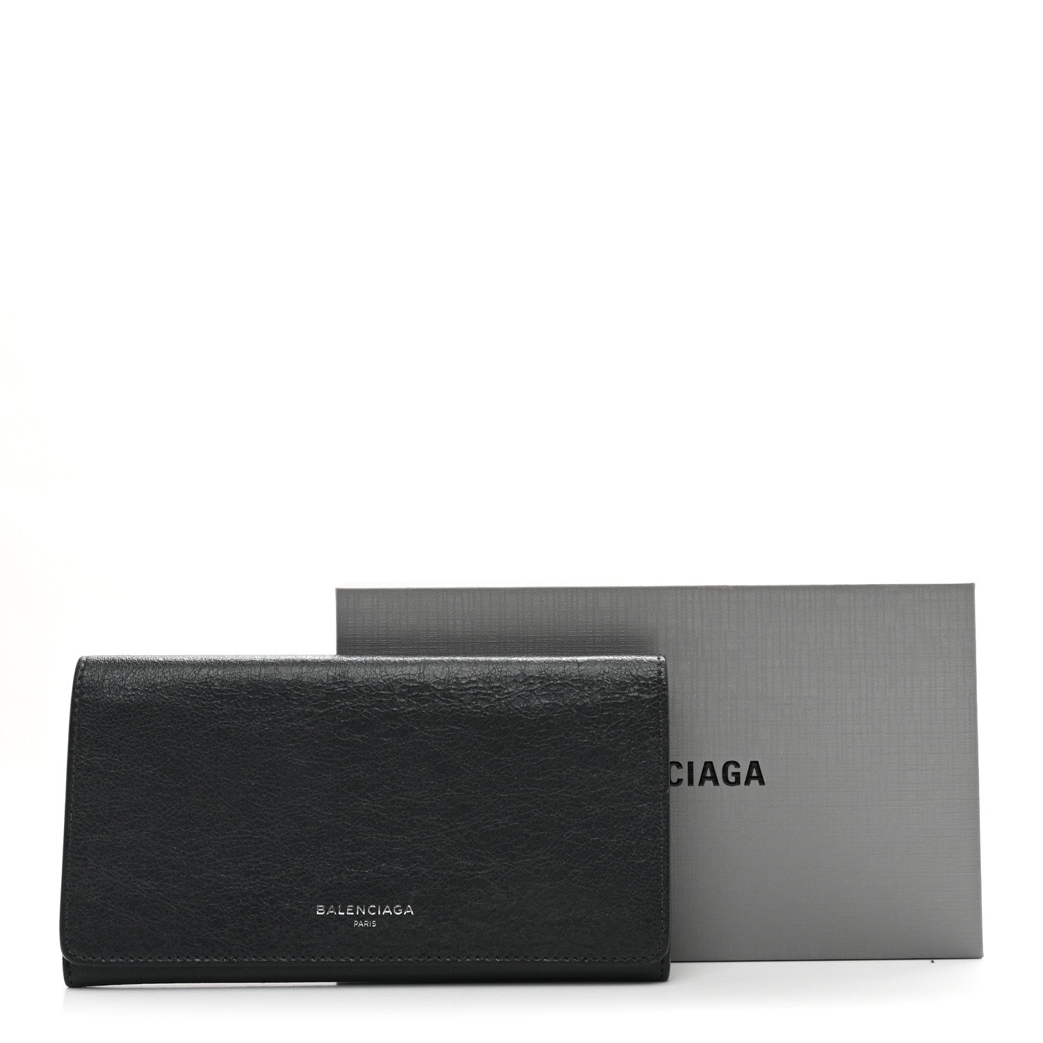 Balenciaga Agneau Arena Long Wallet Anthracite 8 of 8