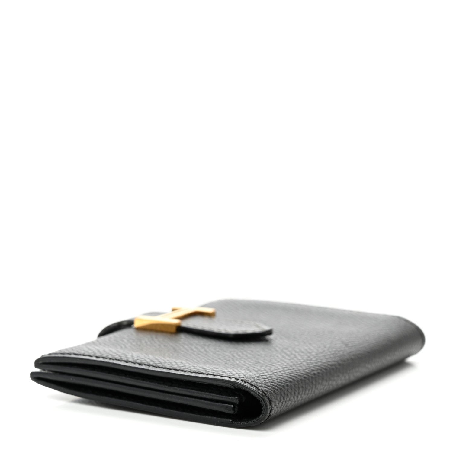 Hermes Epsom Bearn Card Holder Wallet Black 4 of 6