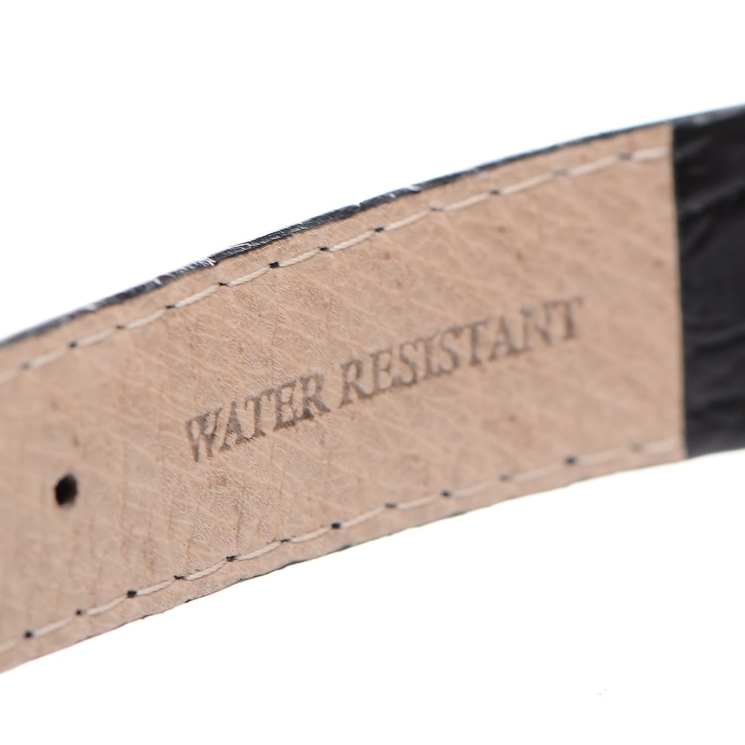IWC 18K Yellow Gold Crocodile 35mm Schaffhausen Automatic Watch 3 of 9
