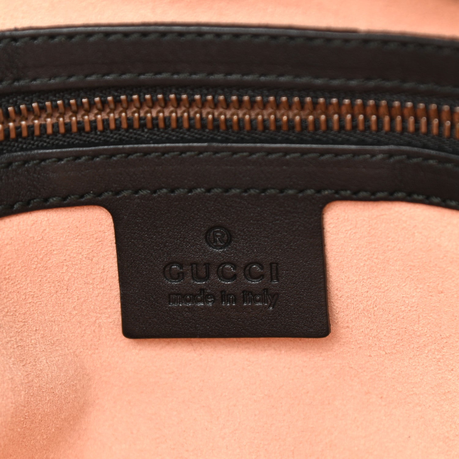 Gucci Calfskin Matelasse Medium GG Marmont Chain Shoulder Bag Black 6 of 10