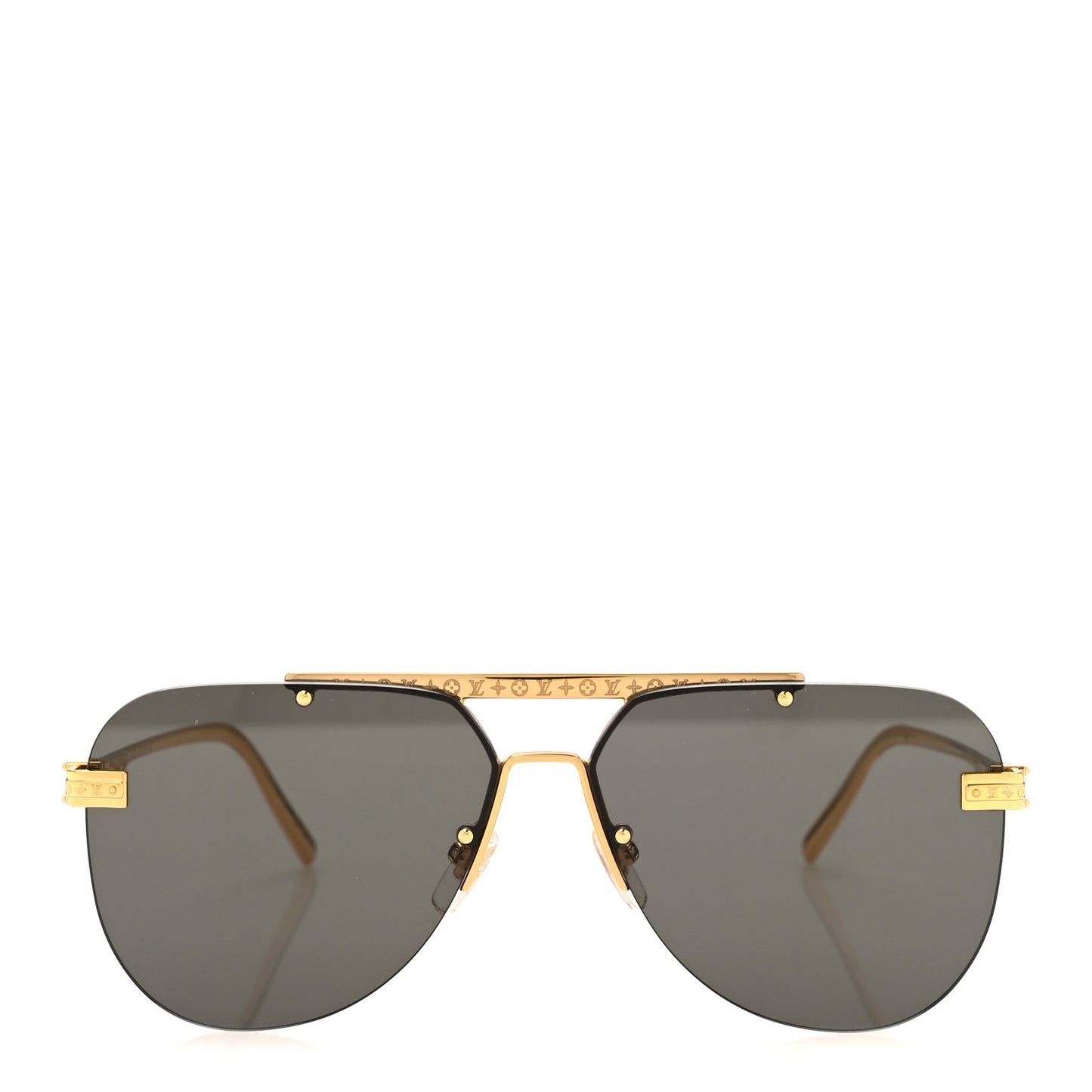 Metal LV Ash Sunglasses Z1261W Gold