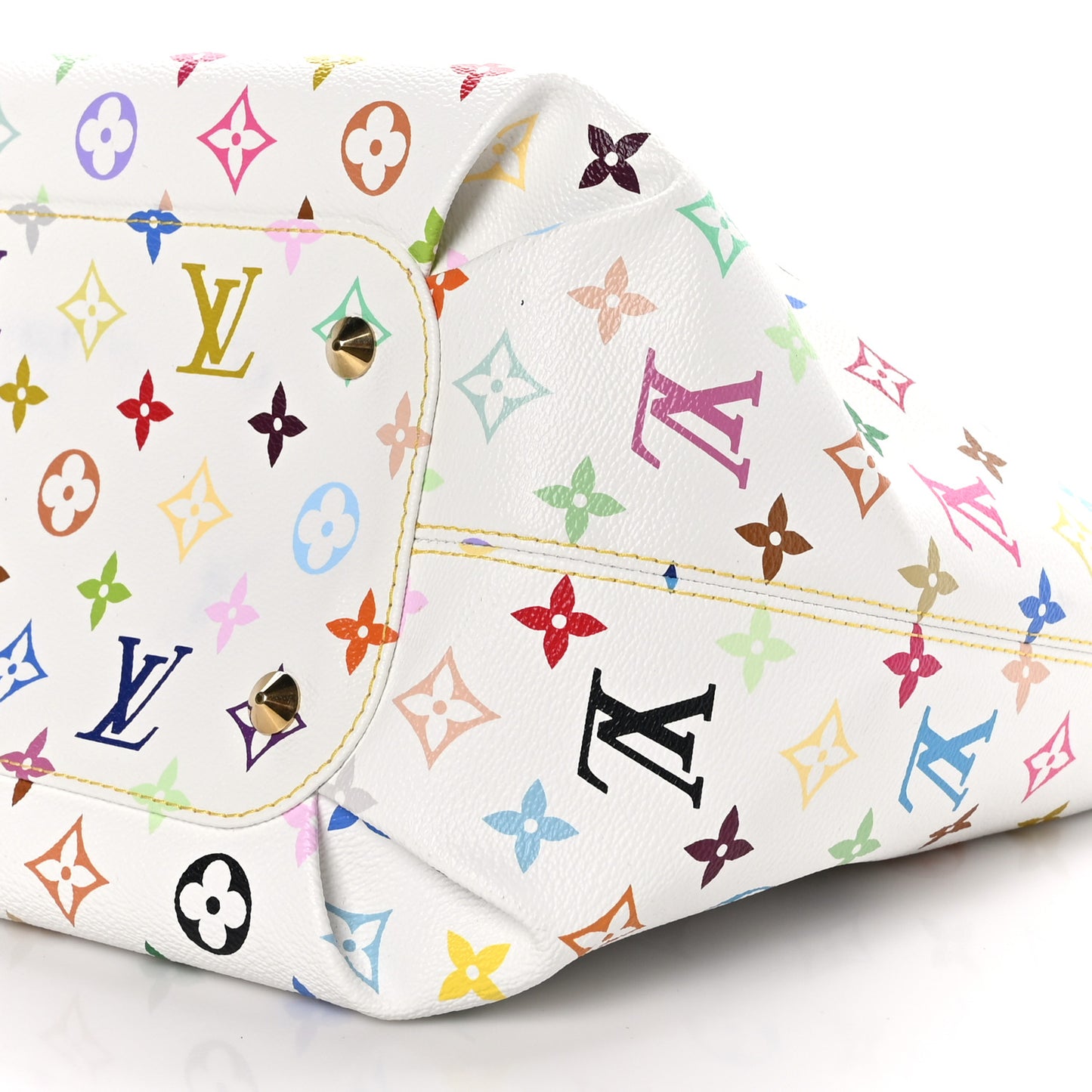 LOUIS VUITTON Monogram Multicolor Annie GM White