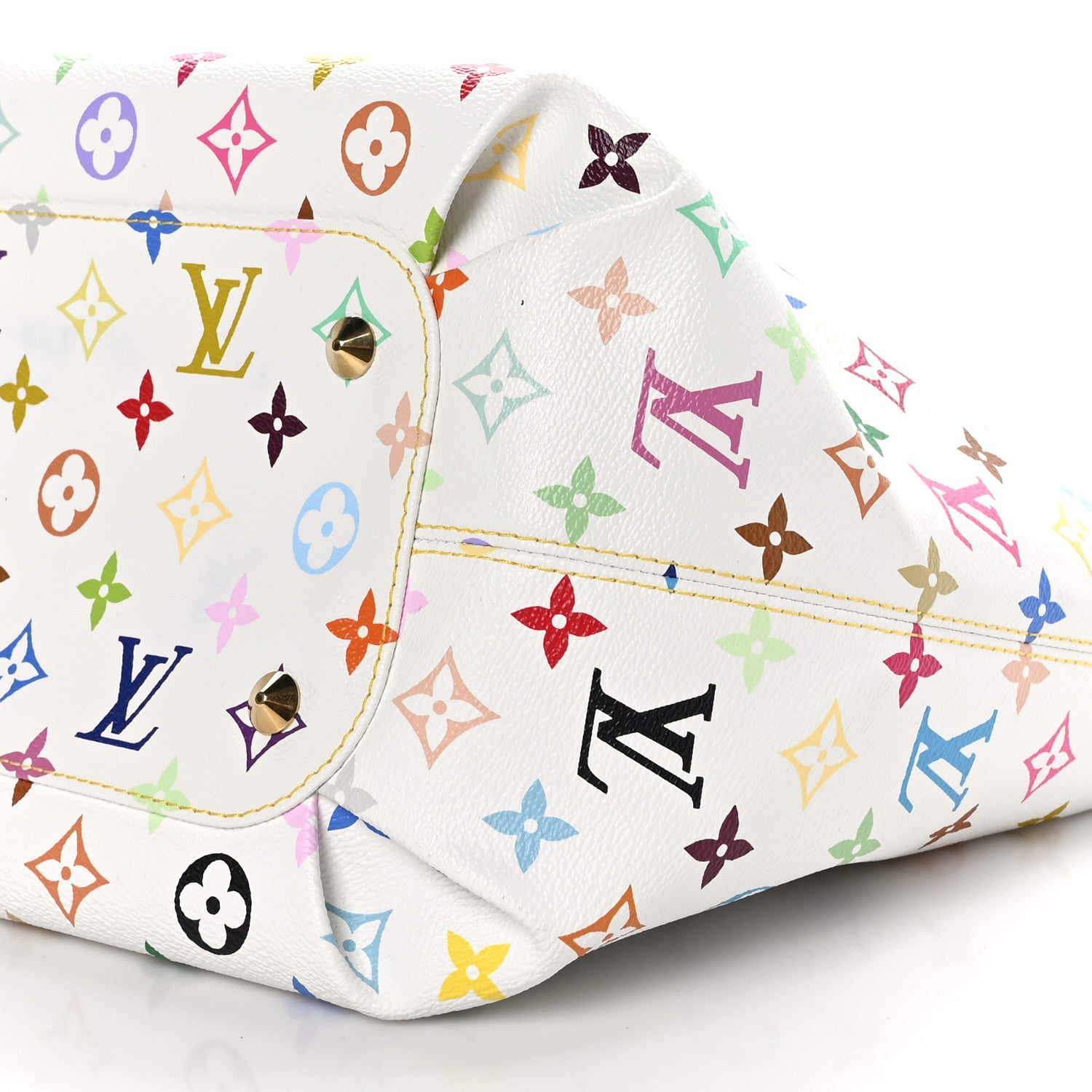 Louis Vuitton LOUIS VUITTON Monogram Multicolor Annie GM White 9 of 9