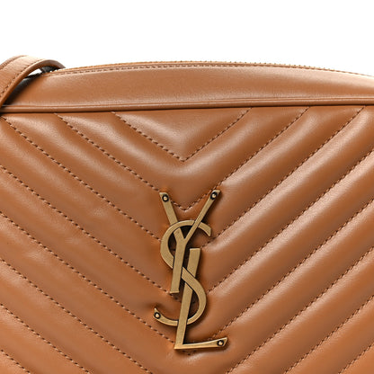 Saint Laurent Calfskin Matelasse Monogram Lou Camera Bag Cinnamon 8 of 10