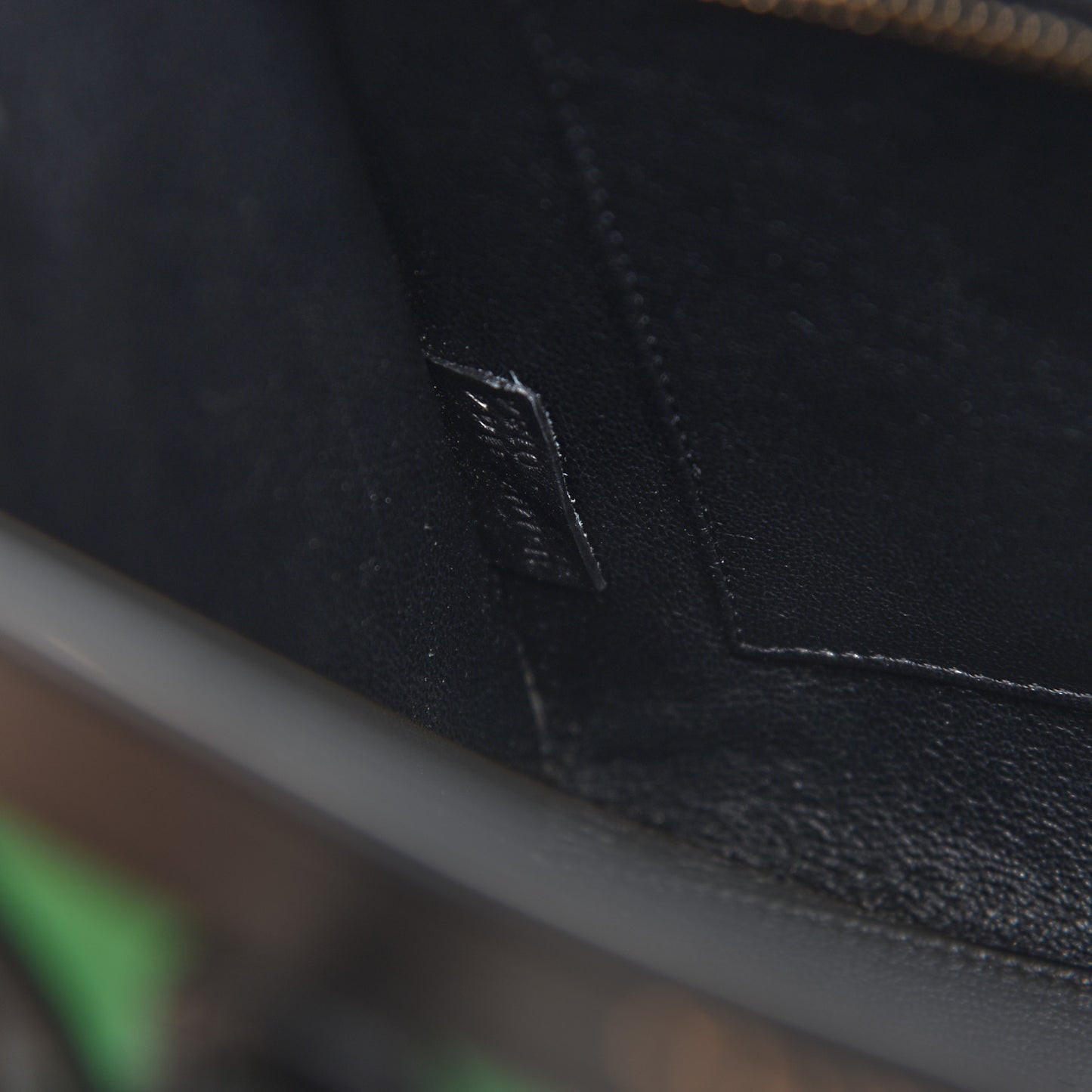 Smooth Calfskin Nano Bi-Color Luggage Grass
