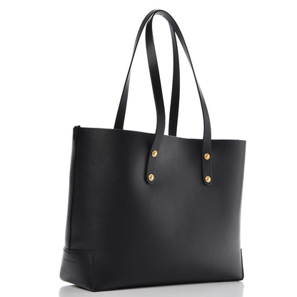 Burberry Calfskin Crest Embossed Small Tote Black 3 of 7