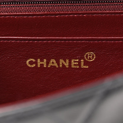 Chanel Lambskin Quilted XL Jumbo Single Flap Black 6 of 10