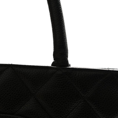 Chanel Caviar Quilted Medallion Tote Black 11 of 13
