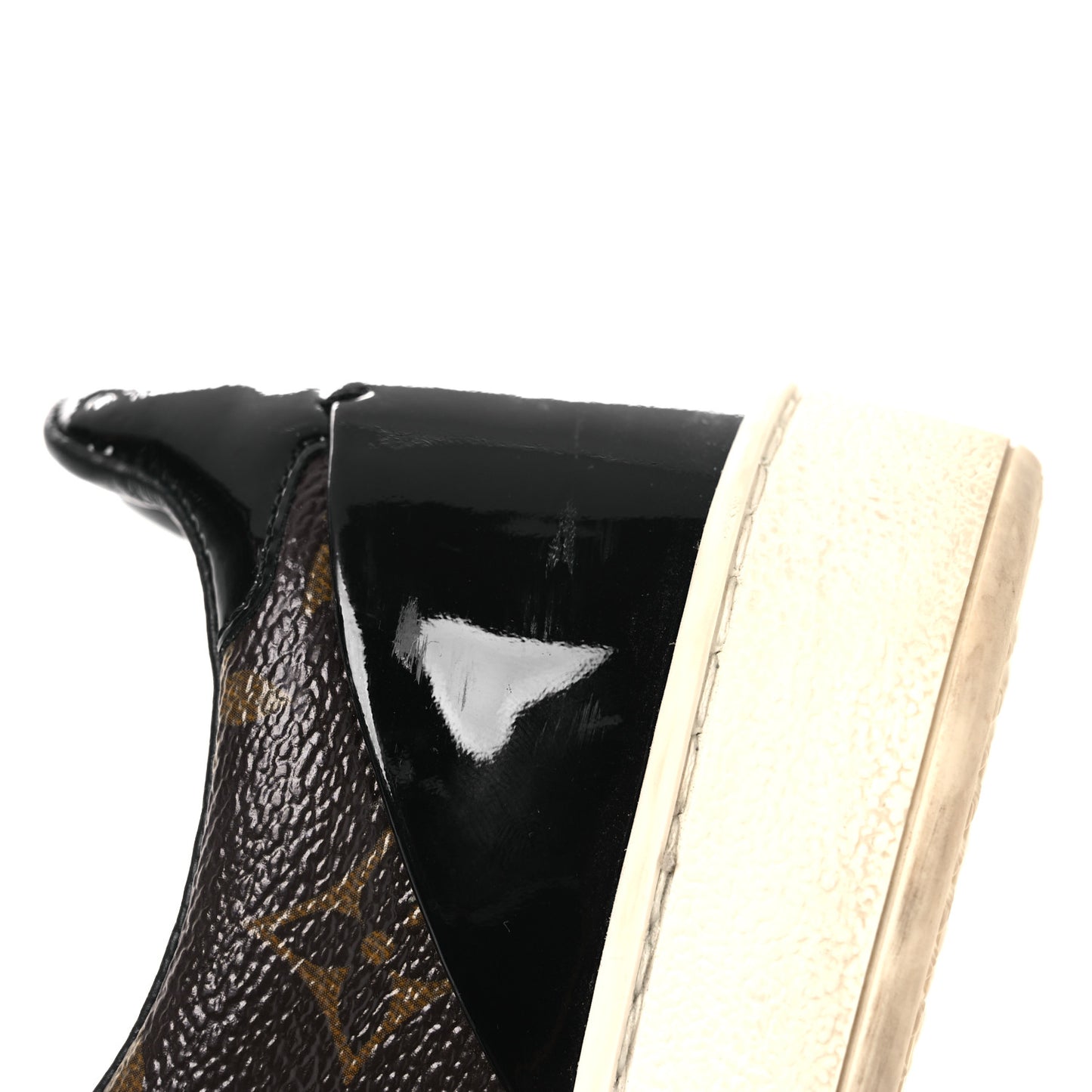 Patent Monogram Frontrow Sneakers 37