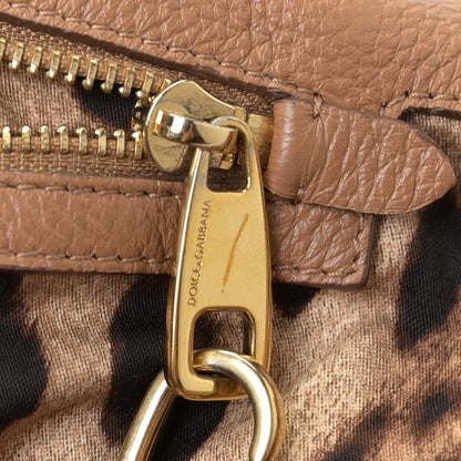 Dolce & Gabbana Grained Deerskin Large Miss Sicily Satchel 11 of 21