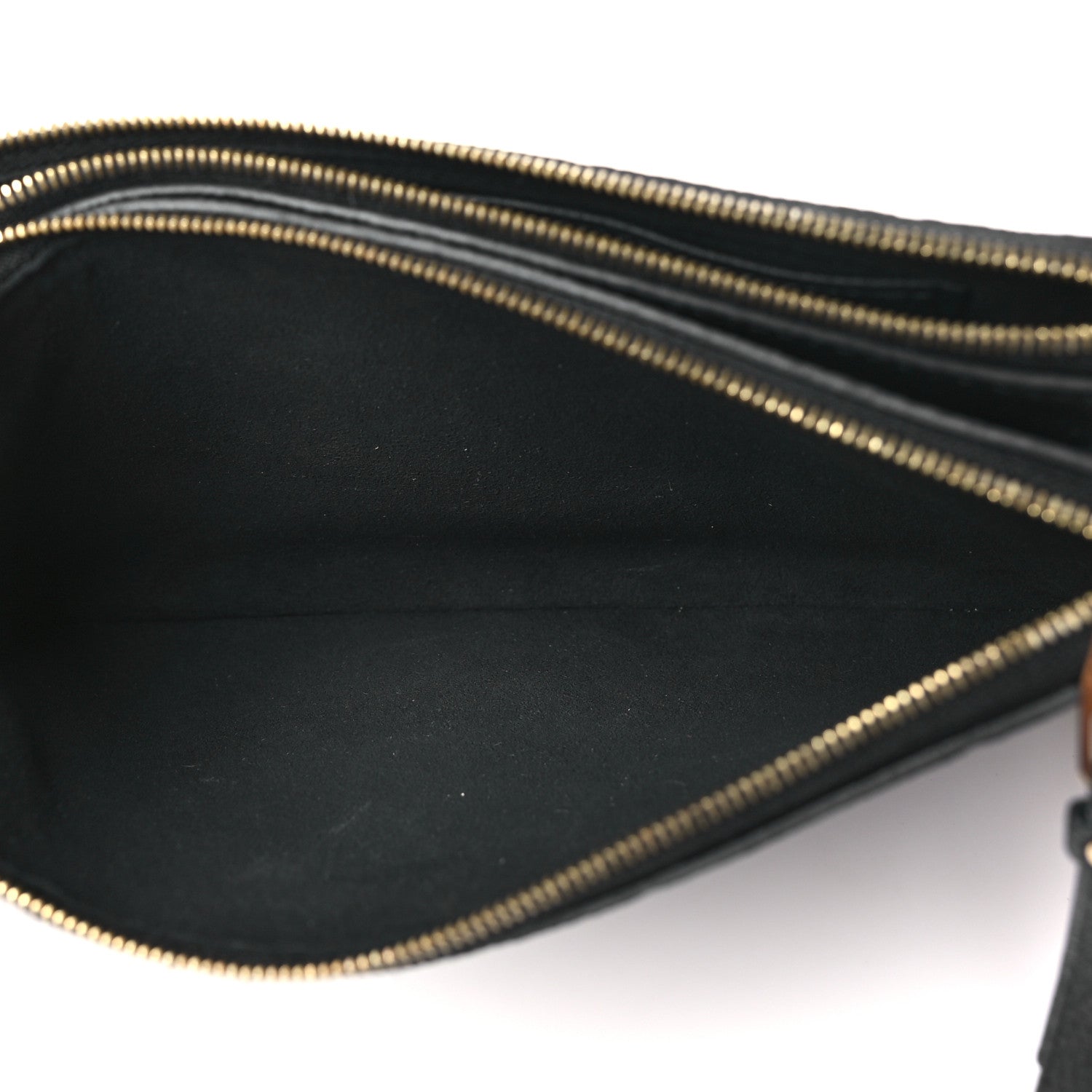 Louis Vuitton Empreinte Double Zip Pochette Black 6 of 10