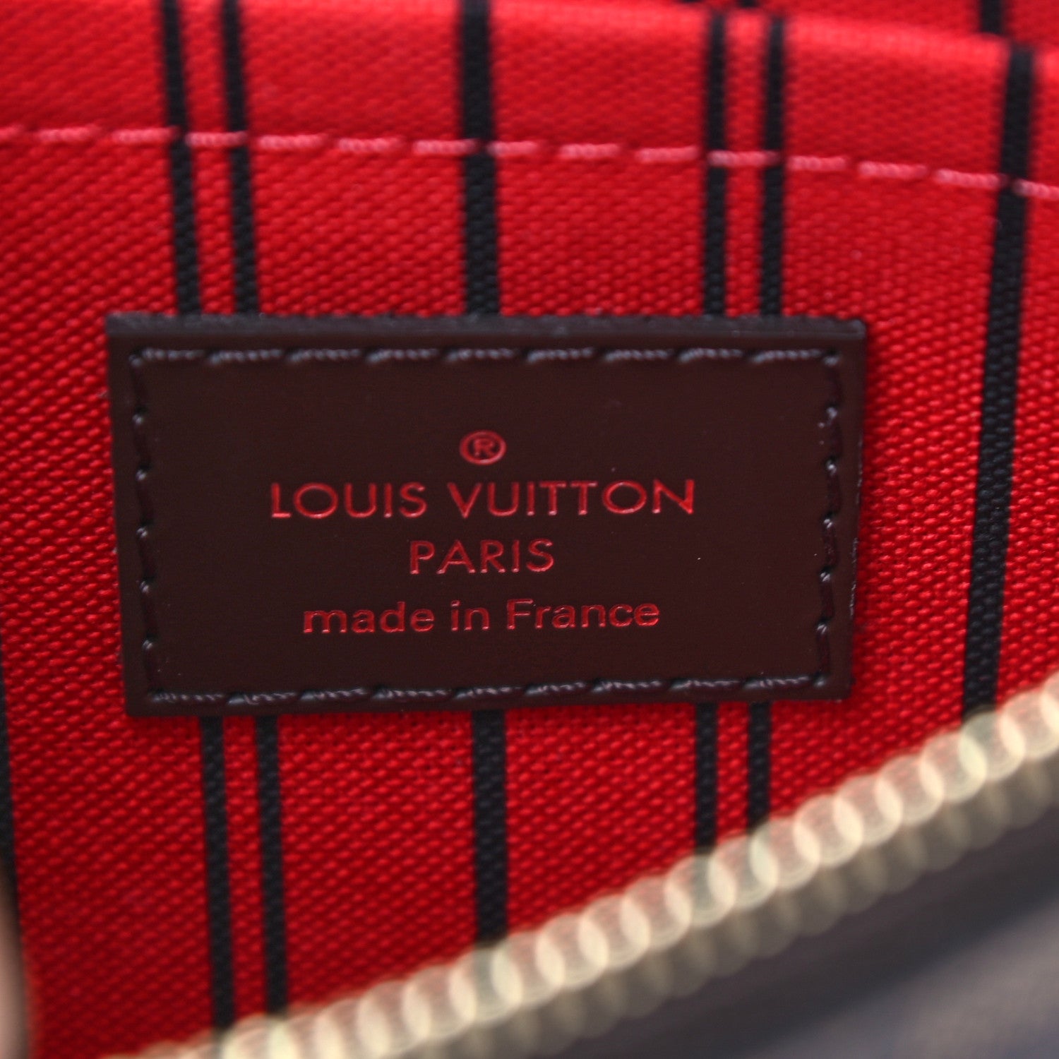 Louis Vuitton Damier Ebene Neverfull PM Pochette 6 of 7