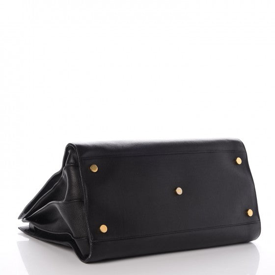 Calfskin Large Sac De Jour Carryall Black
