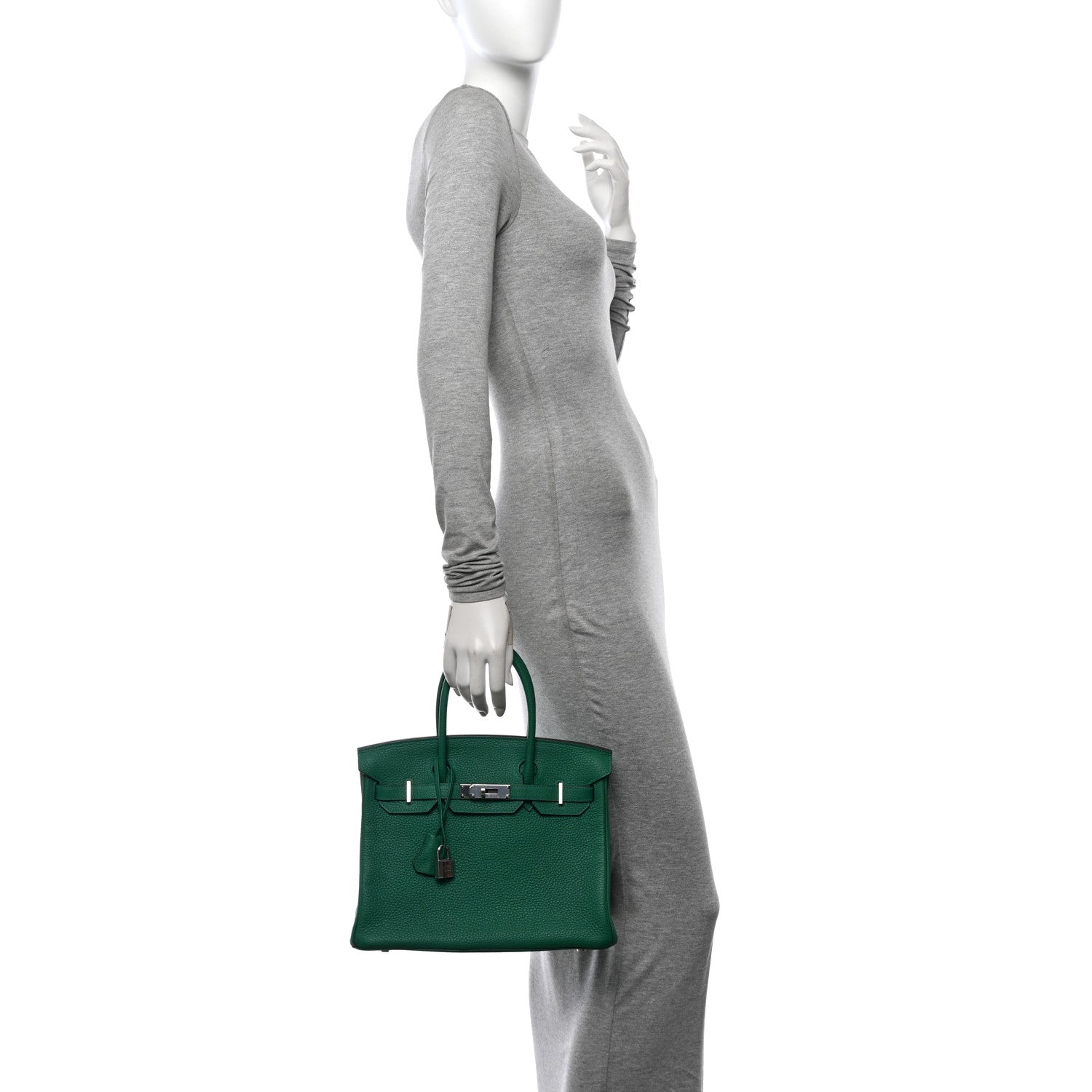 Hermes Togo Verso Birkin 30 Vert Vertigo Vert Fonce 2 of 10