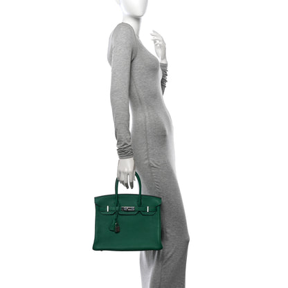 Hermes Togo Verso Birkin 30 Vert Vertigo Vert Fonce 2 of 10
