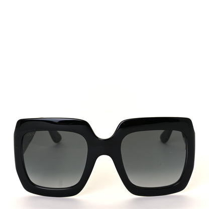Gucci Acetate Square Frame Sunglasses GG0053S Black 2 of 8