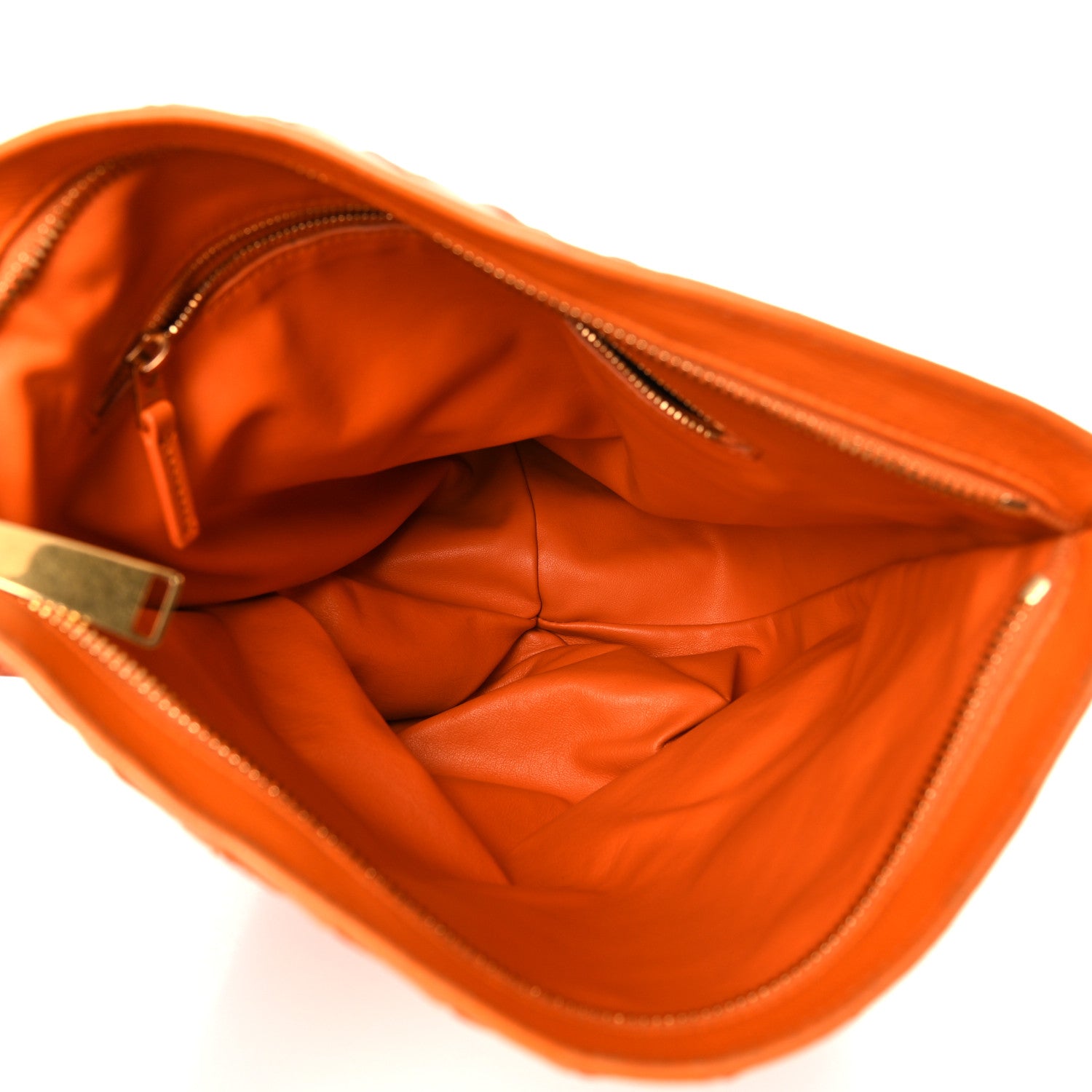 Bottega Veneta Nappa Intrecciato BV Twist Orange 5 of 9
