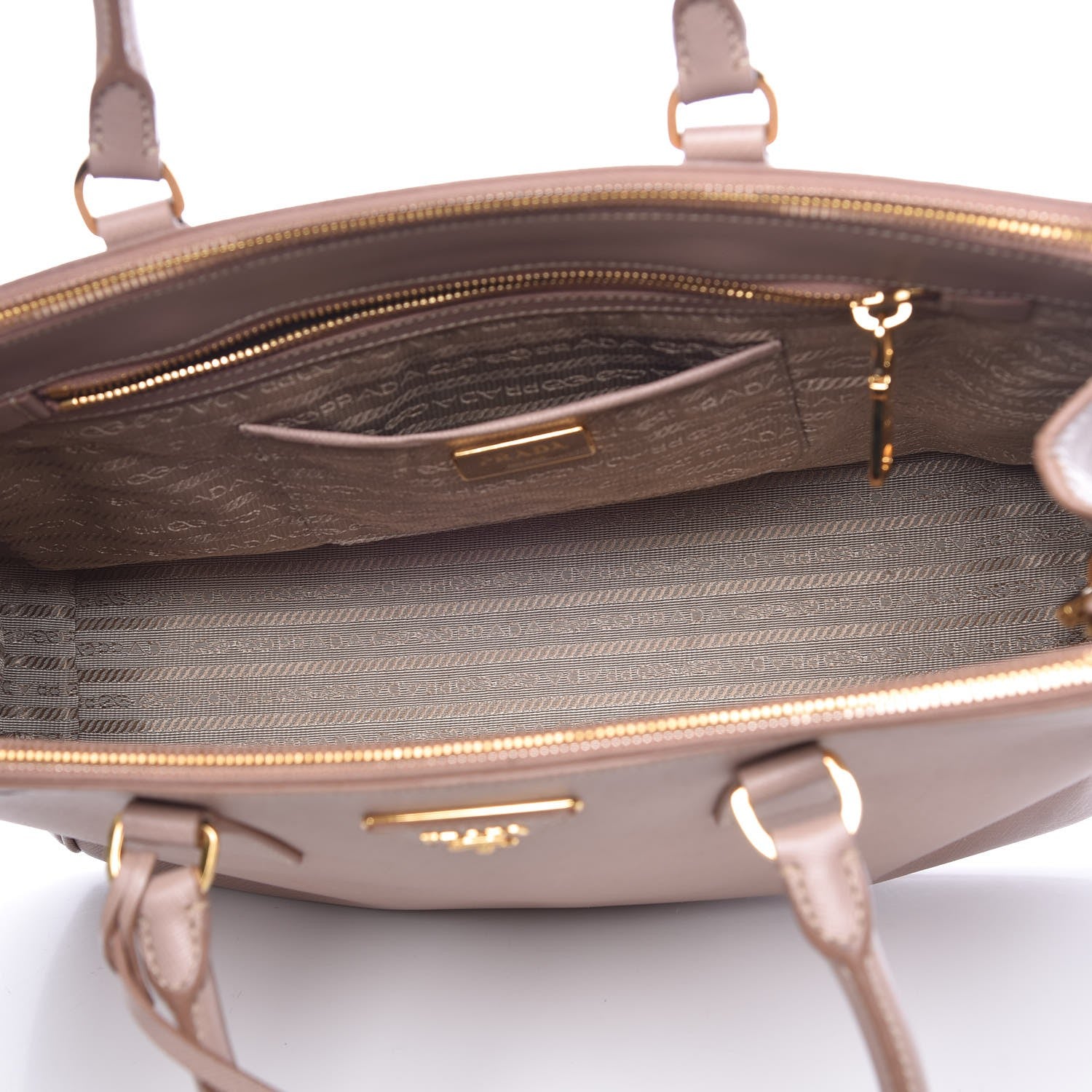 Prada Saffiano Medium Galleria Double Zip Tote Cammeo 6 of 13