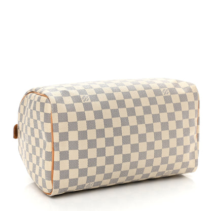 Louis Vuitton Damier Azur Speedy 30 4 of 11