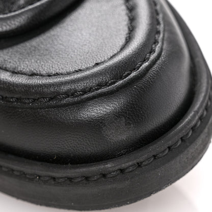 Chanel Lambskin Quilted CC Turnlock Loafers 36 Black 11 of 11