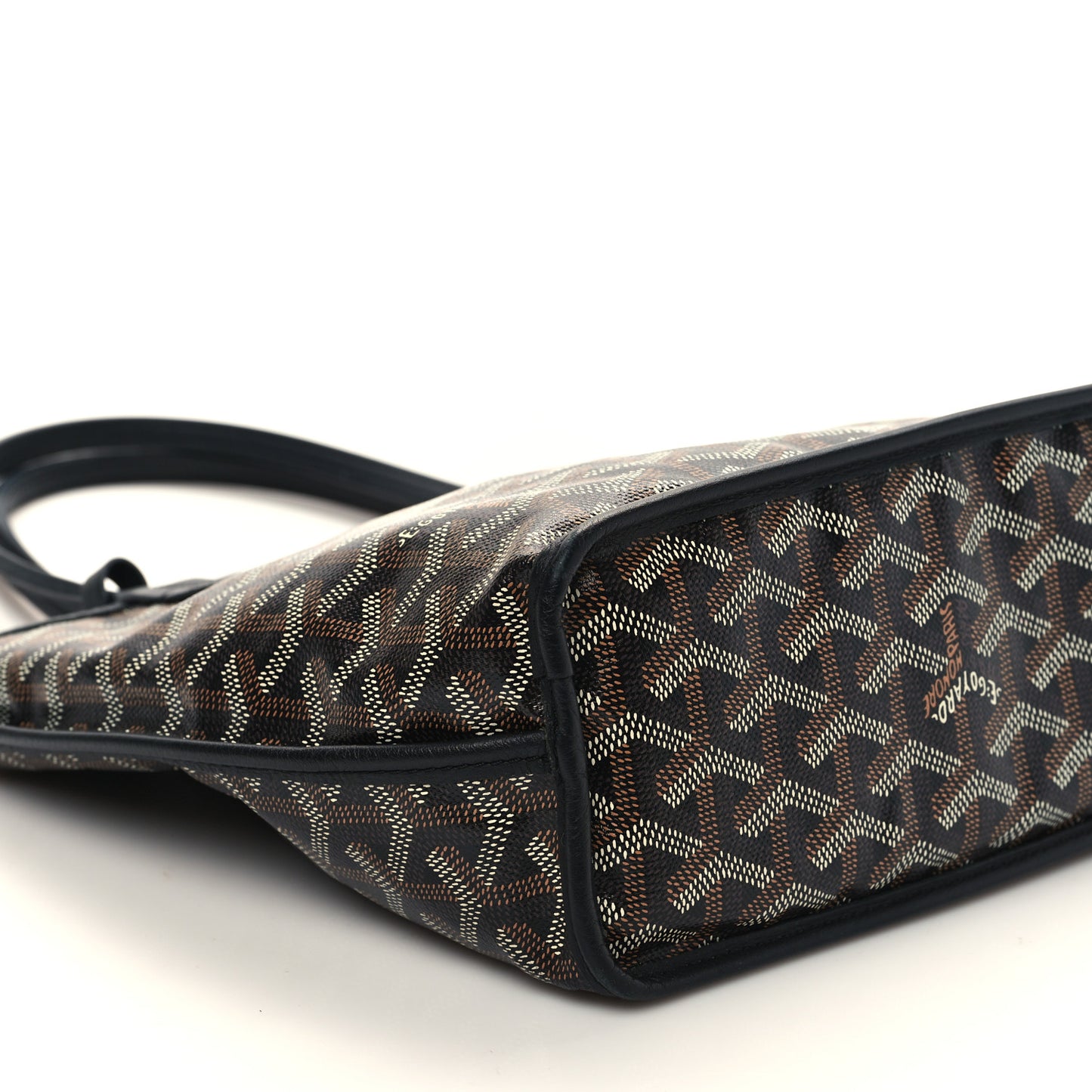 Goyardine Reversible Mini Anjou Black