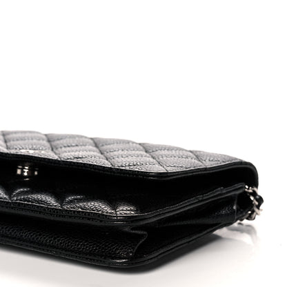 Chanel Caviar Quilted Wallet On Chain WOC Black 11 of 14