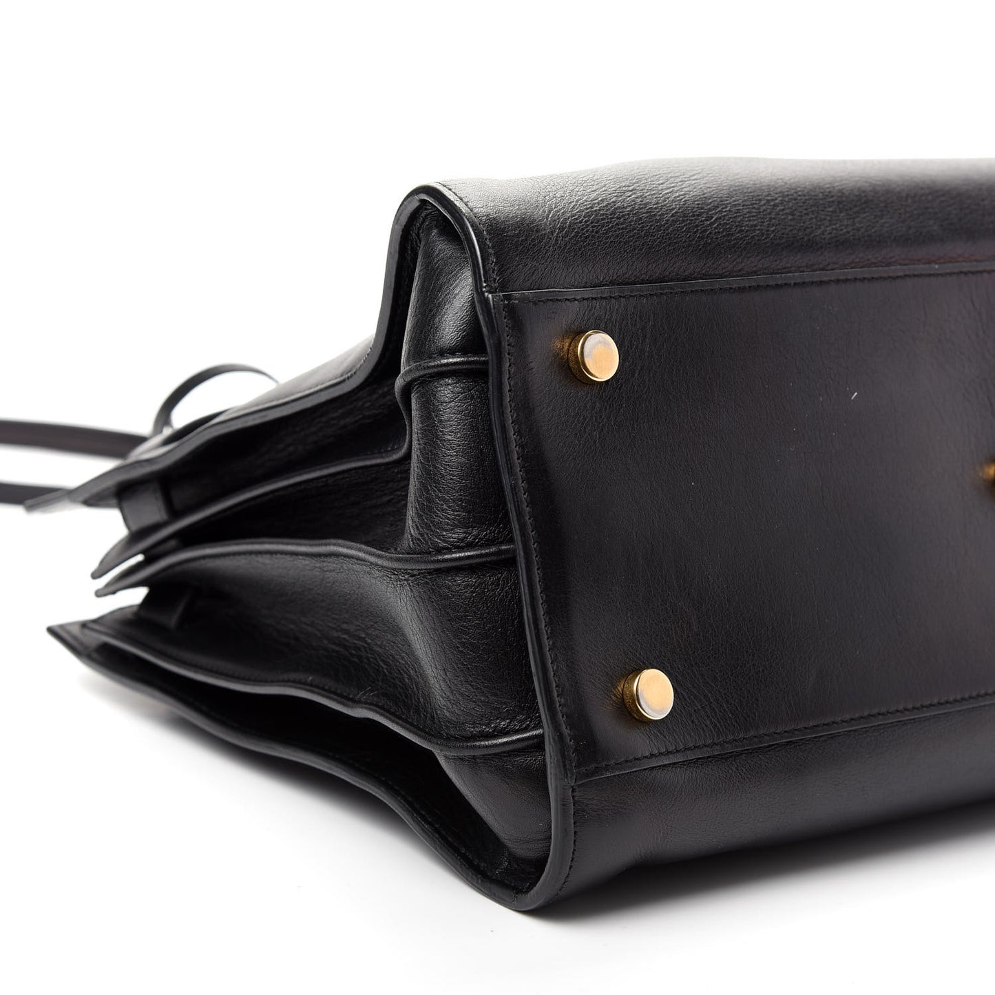 Calfskin Small Sac De Jour Black