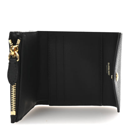 Burberry Haymarket Check Compact Wallet Black 5 of 7