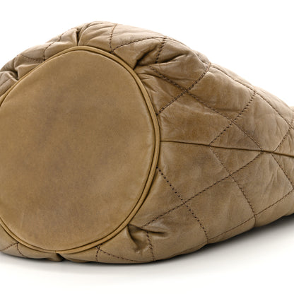 Chanel Lambskin Quilted Cloudy Bundle Hobo Green 11 of 11