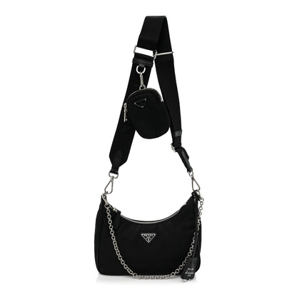 Prada Nylon Re-Edition 2005 Shoulder Bag Black 1 of 14