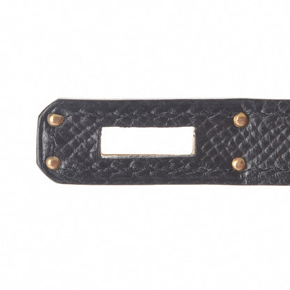 Hermes Epsom Kelly Sellier 25 Black 23 of 41