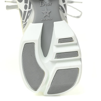 Christian Dior Neoprene Rubber Spatial Print Womens D-Connect Sneakers 38.5 White 10 of 15