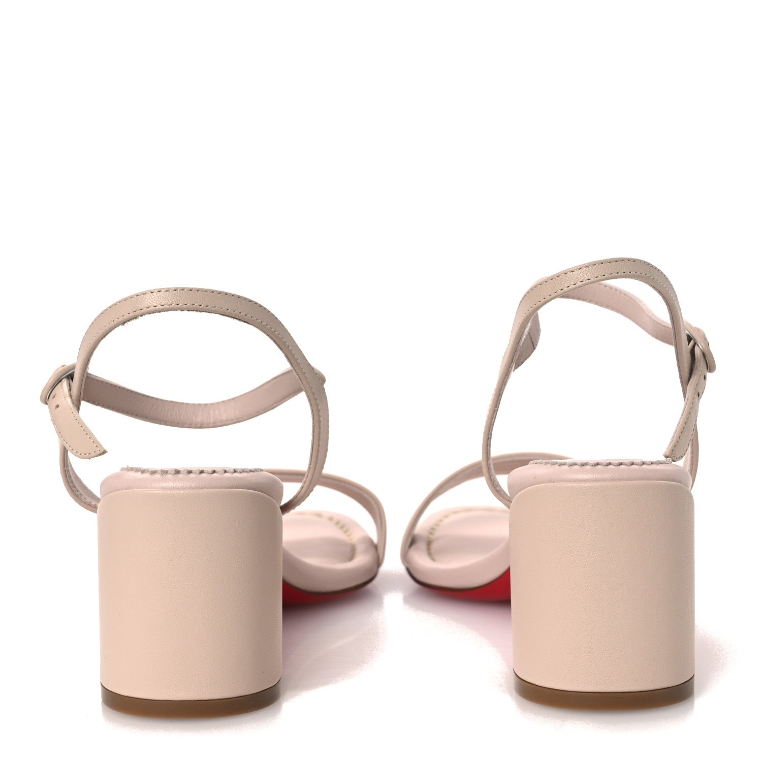 Christian Louboutin Nappa Miss Jane 55 Sandal Pumps 40 Leche 6 of 10