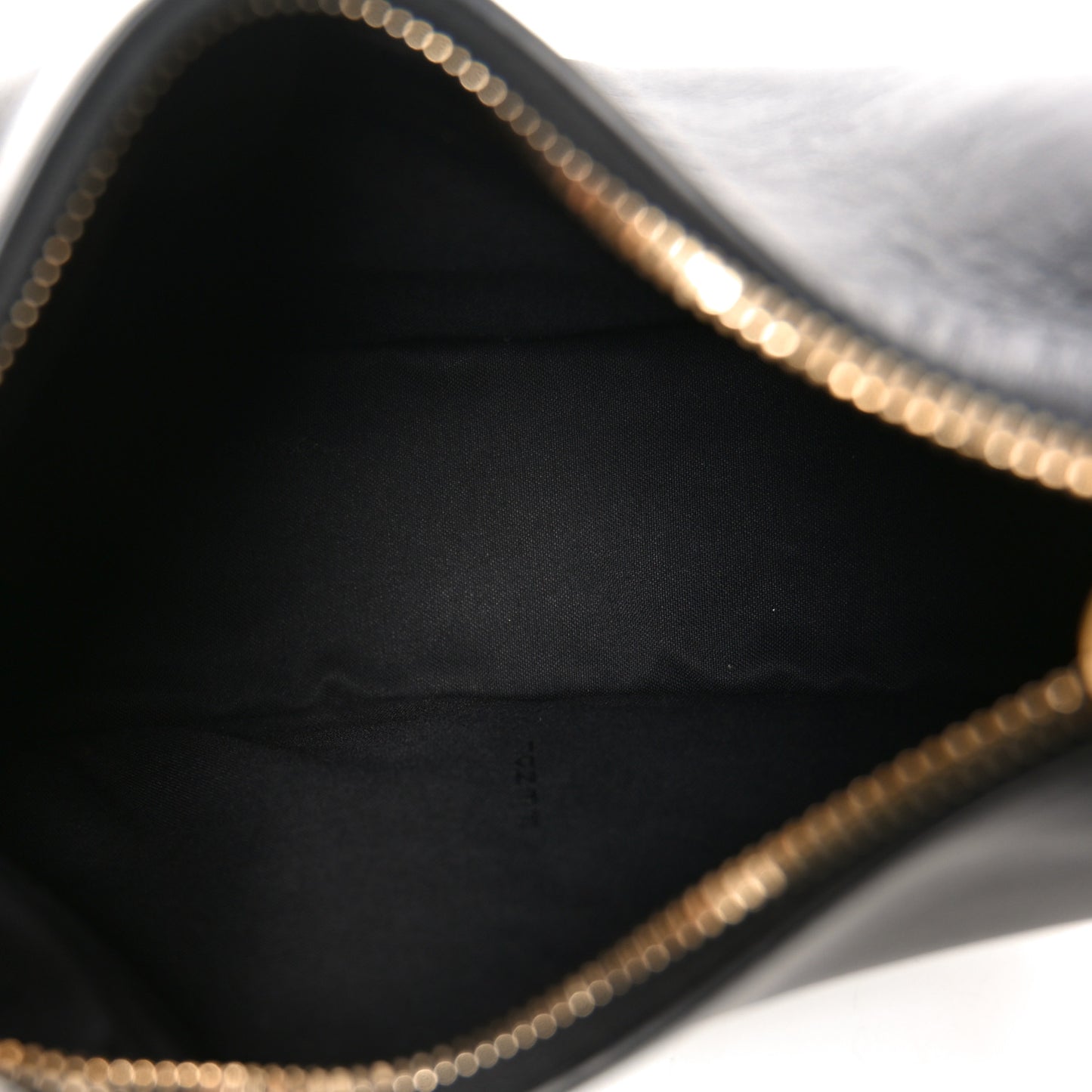Vitello Grace Matte Mini Fendigraphy Hobo Bag Black