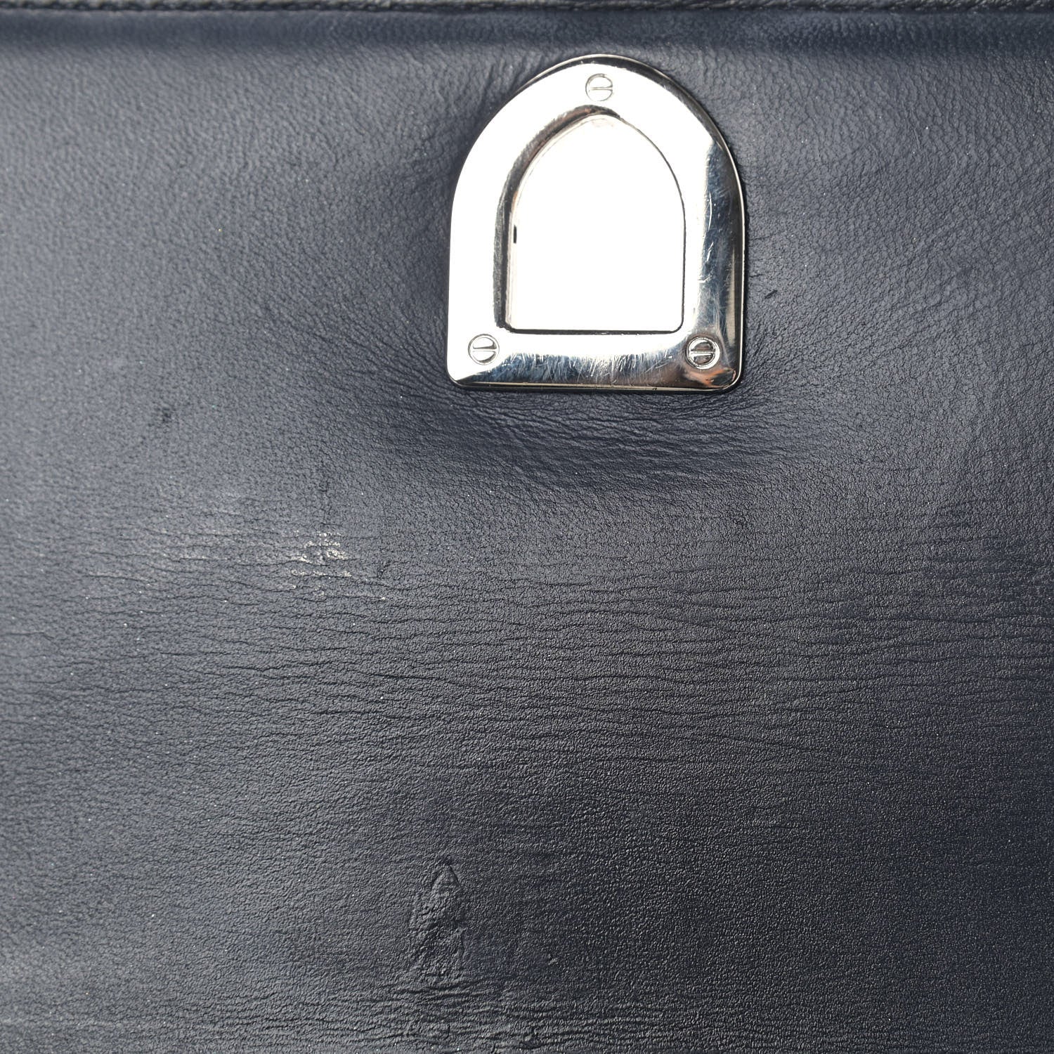 Christian Dior Metallic Patent Micro-Cannage Medium Diorama Flap Bag Silver 8 of 16