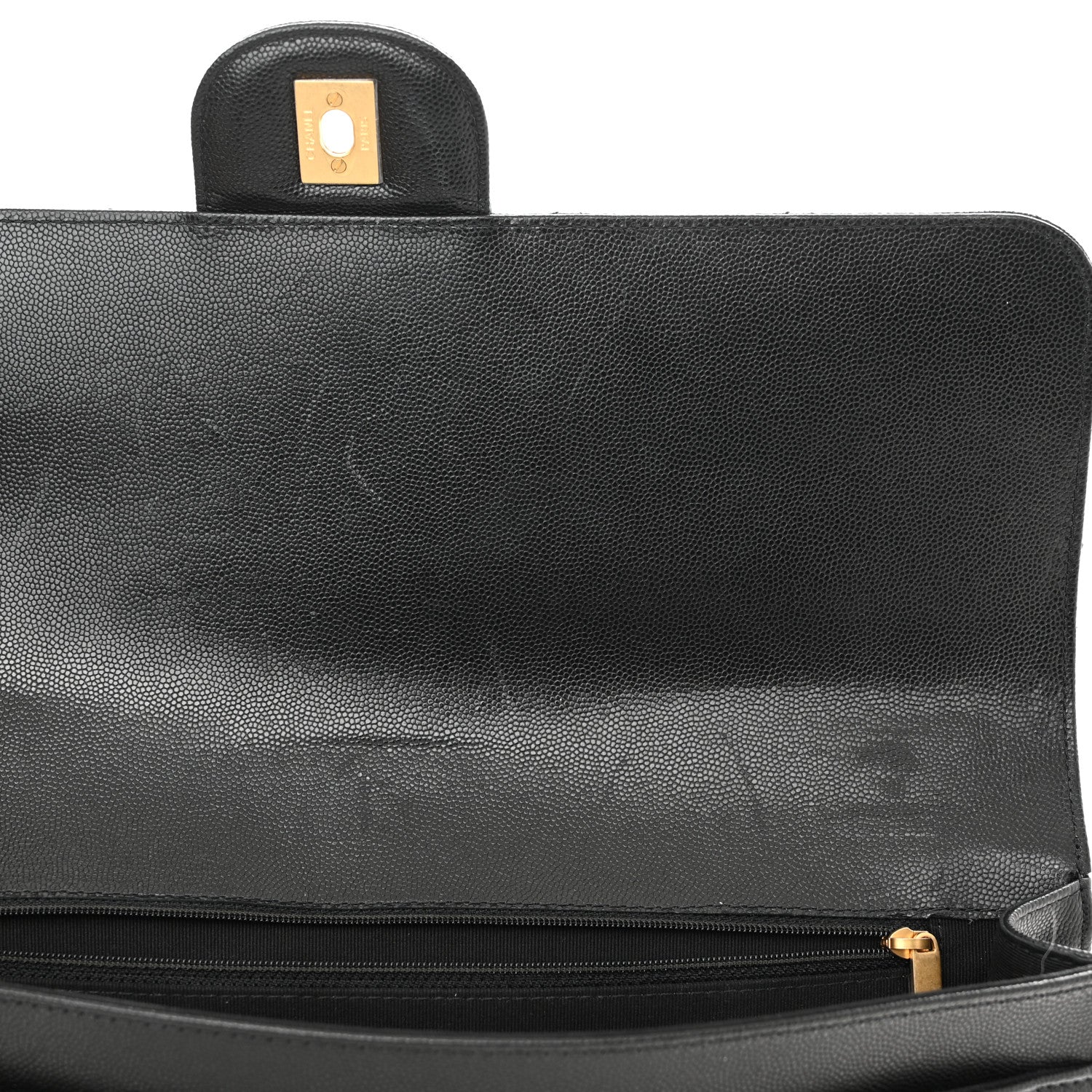 Chanel Caviar Quilted Carry Me Top Handle Flap Black 11 of 11