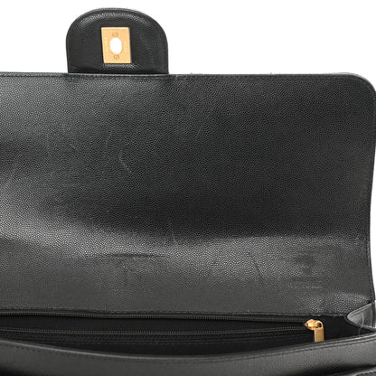 Chanel Caviar Quilted Carry Me Top Handle Flap Black 11 of 11