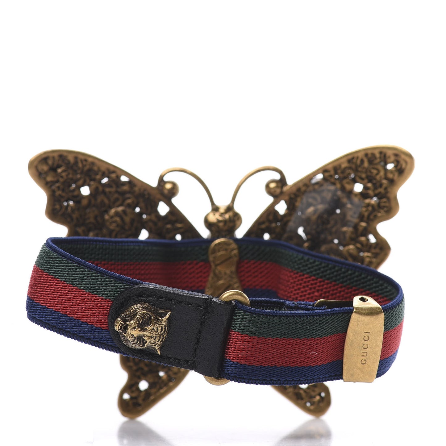 Web Crystal Butterfly Bracelet Multicolor