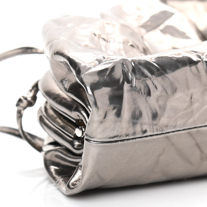 Bottega Veneta Metallic Crushed Calfskin The Mini Pouch Anchor 10 of 11
