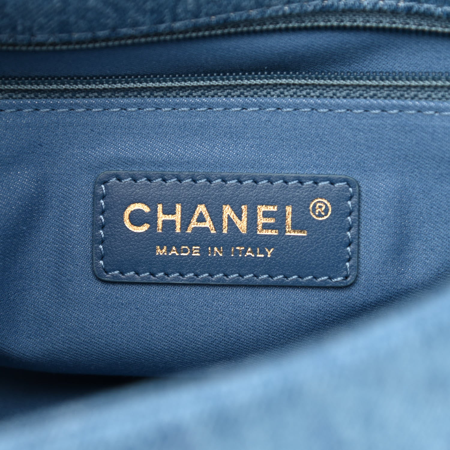Chanel Denim Quilted Mini Denim Mood Rectangular Flap Blue Multicolor 6 of 11