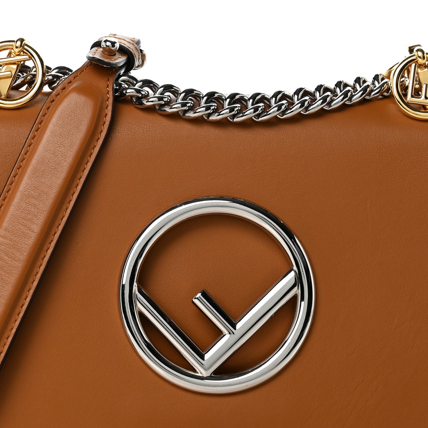 Vitello Century Opaco F is Fendi Small Kan I Shoulder Bag Nocciola