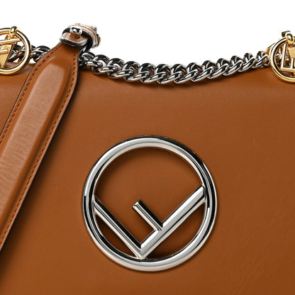 Fendi Vitello Century Opaco F is Fendi Small Kan I Shoulder Bag Nocciola 7 of 10