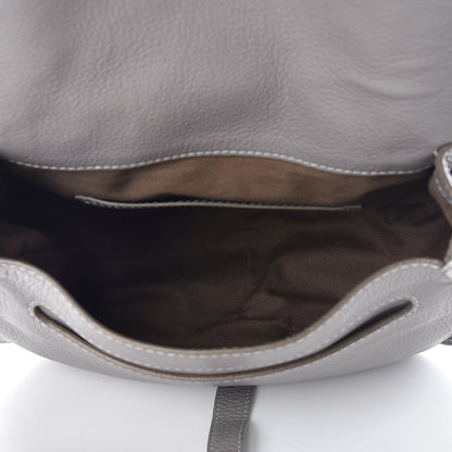 Chloe Calfskin Medium Marcie Round Crossbody Bag Cashmere Grey 5 of 12