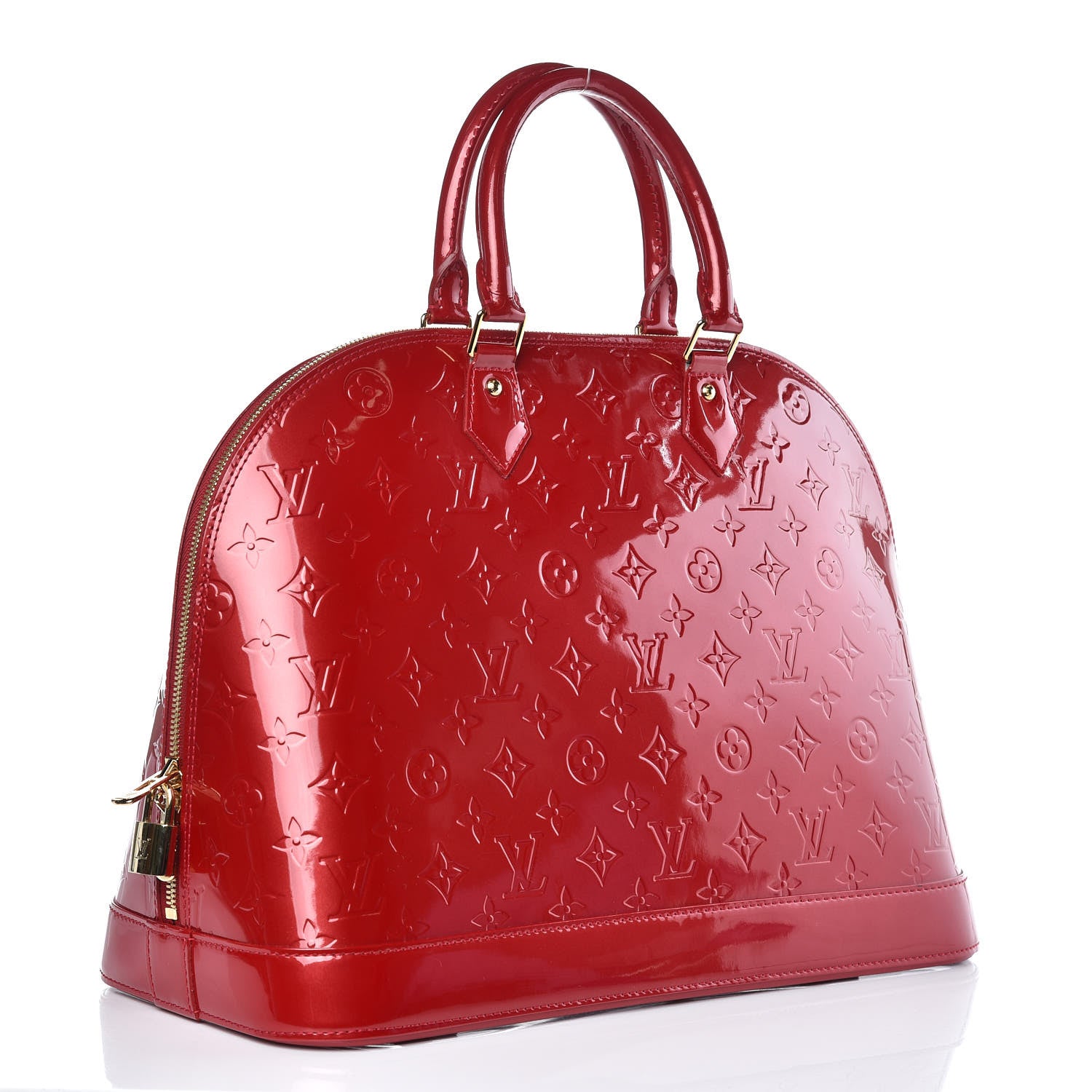 Louis Vuitton Vernis Alma GM Pomme D'Amour 3 of 8