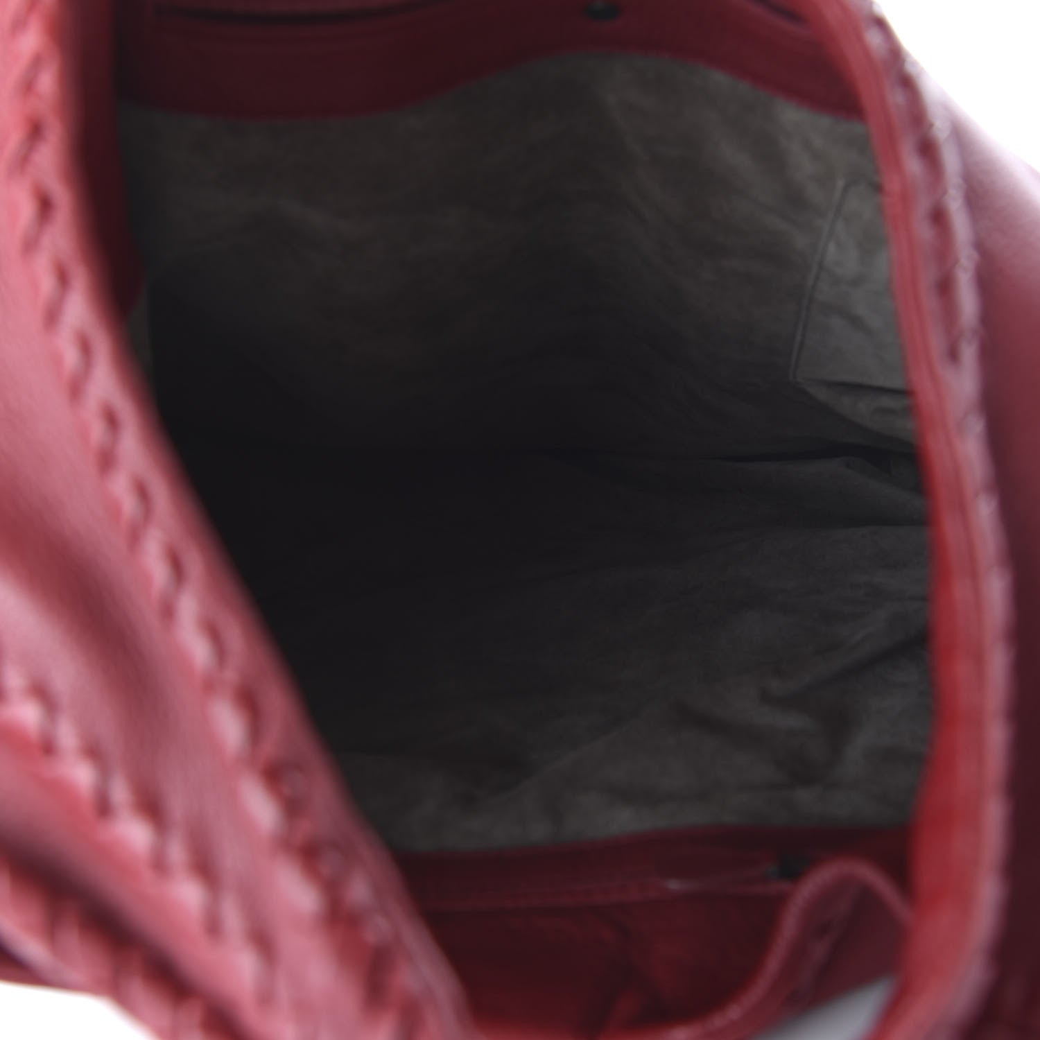 Bottega Veneta Cervo Deerskin Large Hobo Scarlet 5 of 9