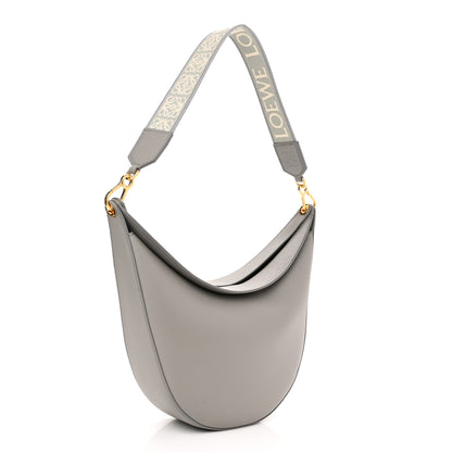 Loewe Satin Calfskin Jacquard Luna Bag Pearl Grey 3 of 10